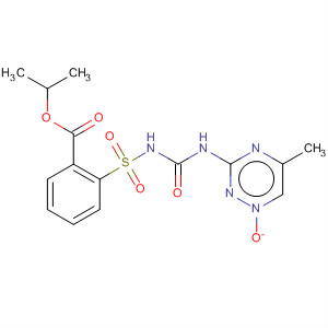 Benzoic acid,2-[[[[(5-methyl-1-oxido-1,2,4-triazin-3-yl)amino]carbonyl]amino]sulfonyl]-,1-methylethyl ester