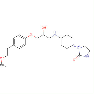 2-Imidazolidinone,1-[4-[[2-hydroxy-3-[4-(2-methoxyethyl)phenoxy]propyl]amino]cyclohexyl]-, cis-