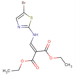 Propanedioic acid, [[(5-bromo-2-thiazolyl)amino]methylene]-, diethylester