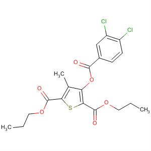 2,5-Thiophenedicarboxylic acid, 3-[(3,4-dichlorobenzoyl)oxy]-4-methyl-,dipropyl ester