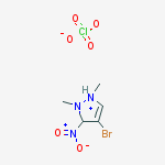 1H-Pyrazolium, 4-bromo-1,2-dimethyl-3-nitro-, perchlorate