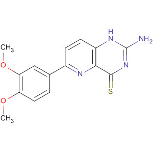 Pyrido[3,2-d]pyrimidine-4(1H)-thione,2-amino-6-(3,4-dimethoxyphenyl)-