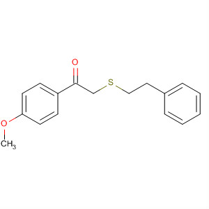 Ethanone, 1-(4-methoxyphenyl)-2-[(2-phenylethyl)thio]-
