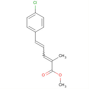 2,4-Pentadienoic acid, 5-(4-chlorophenyl)-2-methyl-, methyl ester,(E,E)-