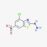 4-CHLORO-6-NITRO-2(3H)-BENZOTHIAZOLONEHYDRAZONE
