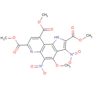 1H-Pyrrolo[2,3-f]quinoline-2,7,9-tricarboxylic acid,4-methoxy-3,5-dinitro-, trimethyl ester