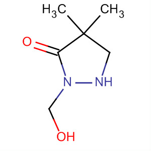 3-Pyrazolidinone, 2-(hydroxymethyl)-4,4-dimethyl-