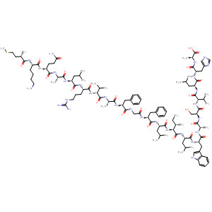L-Alanine,L-methionyl-L-lysyl-L-glutaminyl-L-alanyl-L-leucyl-L-arginyl-L-valyl-L-alanyl-L-phenylalanylglycyl-L-phenylalanyl-L-leucyl-L-isoleucyl-L-leucyl-L-tryptophyl-L-alanyl-L-seryl-L-valyl-L-leucyl-L-histidyl-