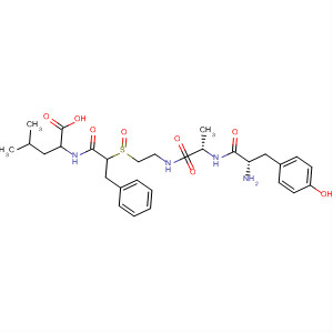 D-Alaninamide,L-tyrosyl-N-[2-[[2-[(1-carboxy-3-methylbutyl)amino]-2-oxo-1-(phenylmethyl)ethyl]sulfinyl]ethyl]-