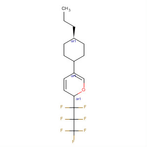 2H-Pyran, 2-(heptafluoropropyl)tetrahydro-5-(trans-4-propylcyclohexyl)-,(2R,5R)-rel-