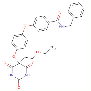 Benzamide,4-[4-[[5-(2-ethoxyethyl)hexahydro-2,4,6-trioxo-5-pyrimidinyl]oxy]phenoxy]-N-(phenylmethyl)-