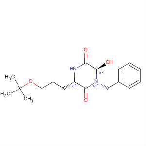 2,5-Piperazinedione,3-[3-(1,1-dimethylethoxy)propyl]-6-hydroxy-1-(phenylmethyl)-, trans-