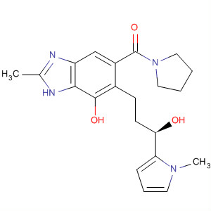 Methanone,[7-hydroxy-6-[(3R)-3-hydroxy-3-(1-methyl-1H-pyrrol-2-yl)propyl]-2-methyl-1H-benzimidazol-5-yl]-1-pyrrolidinyl-