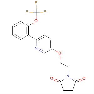 2,5-Pyrrolidinedione,1-[2-[[6-[2-(trifluoromethoxy)phenyl]-3-pyridinyl]oxy]ethyl]-