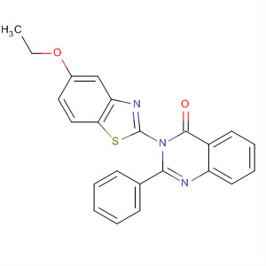 4(3H)-Quinazolinone, 3-(5-ethoxy-2-benzothiazolyl)-2-phenyl-