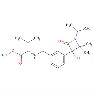 L-Valine,N-[3-[3-hydroxy-2,2-dimethyl-1-(1-methylethyl)-4-oxo-3-azetidinyl]benzoyl]-, methyl ester