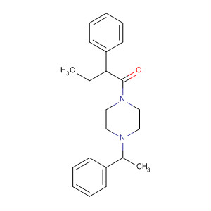 1-Butanone, 2-phenyl-1-[4-(1-phenylethyl)-1-piperazinyl]-