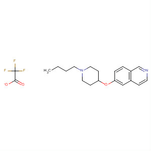 Isoquinoline, 6-[(1-butyl-4-piperidinyl)oxy]-, 2,2,2-trifluoroacetate (1:1)