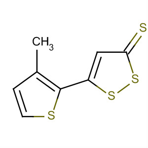 3H-1,2-Dithiole-3-thione, 5-(3-methyl-2-thienyl)-