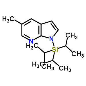 1H-Pyrrolo[2,3-b]pyridine, 5-methyl-1-[tris(1-methylethyl)silyl]-