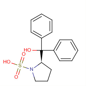 1-Pyrrolidinesulfonic acid, 2-(hydroxydiphenylmethyl)-, (2R)-