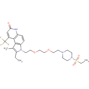 7H-Pyrrolo[3,2-f]quinolin-7-one,2-ethyl-3-[2-[2-[2-[4-(ethylsulfonyl)-1-piperazinyl]ethoxy]ethoxy]ethyl]-3,6-dihydro-1-methyl-9-(trifluoromethyl)-
