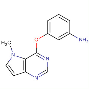Benzenamine, 3-[(5-methyl-5H-pyrrolo[3,2-d]pyrimidin-4-yl)oxy]-