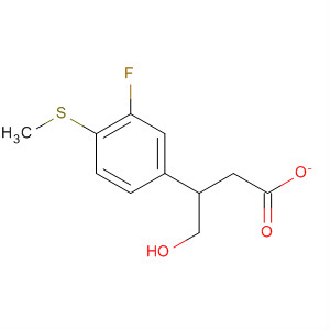 Benzeneethanol, 3-fluoro-4-(methylthio)-, 1-acetate