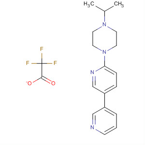 Piperazine, 1-[3,3'-bipyridin]-6-yl-4-(1-methylethyl)-,2,2,2-trifluoroacetate (1:1)