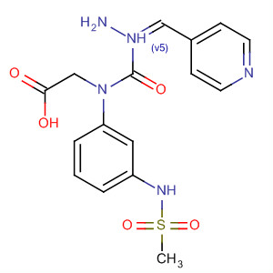 Glycine, N-[3-[(methylsulfonyl)amino]phenyl]-,(2E)-2-(4-pyridinylmethylene)hydrazide