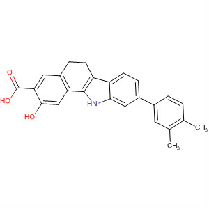 5H-Benzo[a]carbazole-3-carboxylic acid,9-(3,4-dimethylphenyl)-6,11-dihydro-2-hydroxy-