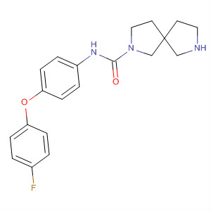 2,7-Diazaspiro[4.4]nonane-2-carboxamide,N-[4-(4-fluorophenoxy)phenyl]-
