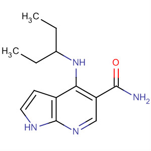 1H-Pyrrolo[2,3-b]pyridine-5-carboxamide, 4-[(1-ethylpropyl)amino]-