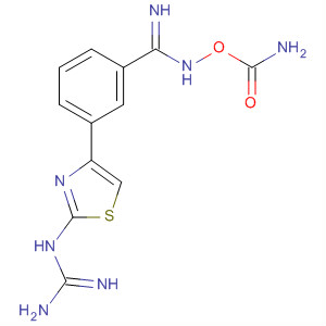 Benzenecarboximidamide,N-[(aminocarbonyl)oxy]-3-[2-[(aminoiminomethyl)amino]-4-thiazolyl]-