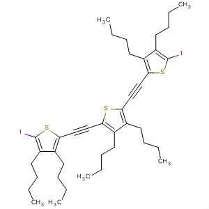 Thiophene, 3,4-dibutyl-2,5-bis[2-(3,4-dibutyl-5-iodo-2-thienyl)ethynyl]-