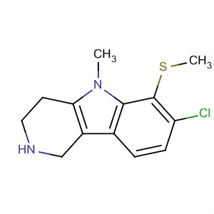 1H-Pyrido[4,3-b]indole,7-chloro-2,3,4,5-tetrahydro-5-methyl-6-(methylthio)-
