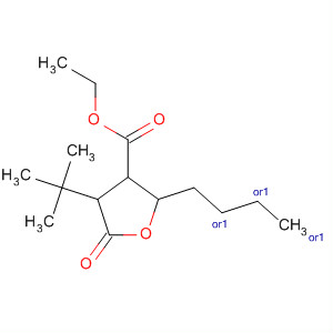 3-Furancarboxylic acid, 2-butyl-4-(1,1-dimethylethyl)tetrahydro-5-oxo-,ethyl ester, (2R,3S,4R)-rel-