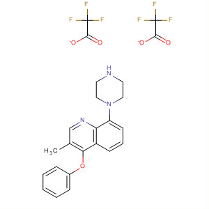 Quinoline, 3-methyl-4-phenoxy-8-(1-piperazinyl)-, 2,2,2-trifluoroacetate(1:2)