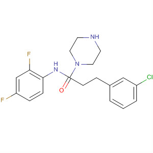 1-Piperazinepropanamide, 4-(2-chlorophenyl)-N-(2,4-difluorophenyl)-