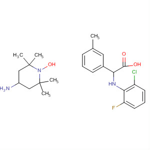 1-Piperidinyloxy, 4-amino-2,2,6,6-tetramethyl-, compd. with2-[(2-chloro-6-fluorophenyl)amino]-5-methylbenzeneacetic acid (1:1)