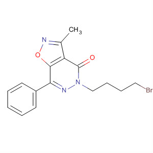 Isoxazolo[4,5-d]pyridazin-4(5H)-one,5-(4-bromobutyl)-3-methyl-7-phenyl-