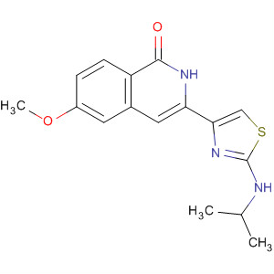 1(2H)-Isoquinolinone,6-methoxy-3-[2-[(1-methylethyl)amino]-4-thiazolyl]-