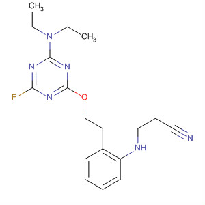 Propanenitrile,3-[[2-[[4-(diethylamino)-6-fluoro-1,3,5-triazin-2-yl]oxy]ethyl]phenylamino]-