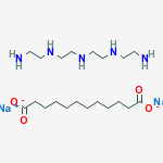 dodecanedioic acid, sodium salt, compound with N-(2-aminoethyl)-N'-[2-[(2-aminoethyl)amino]ethyl]ethylenediamine