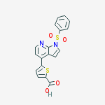 2-Thiophenecarboxylic acid, 5-[1-(phenylsulfonyl)-1H-pyrrolo[2,3-b]pyridin-4-yl]-