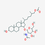 [(25R)-26-(Acetyloxy)-3α-hydroxy-5α-cholestan-15α-yl]2-(acetylamino)-2-deoxy-β-D-glucopyranoside