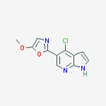 1H-Pyrrolo[2,3-b]pyridine, 4-chloro-5-(5-methoxy-2-oxazolyl)-