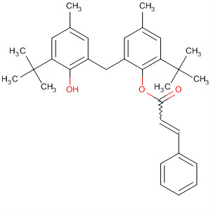 2-Propenoic acid, 3-phenyl-,2-(1,1-dimethylethyl)-6-[[3-(1,1-dimethylethyl)-2-hydroxy-5-methylphenyl]methyl]-4-methylphenyl ester