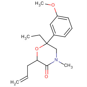 3-Morpholinone, 6-ethyl-6-(3-methoxyphenyl)-4-methyl-2-(2-propenyl)-