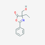 5(4H)-Oxazolone,  4-ethyl-4-(hydroxymethyl)-2-phenyl-
